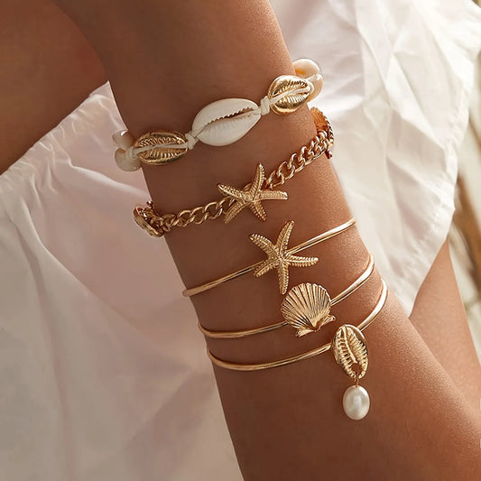Starfish Bracelet Set