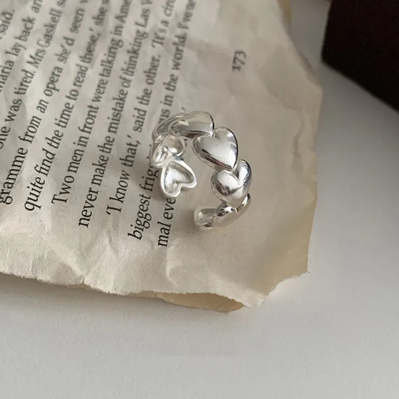 925 Sterling Silver Open Finger Rings