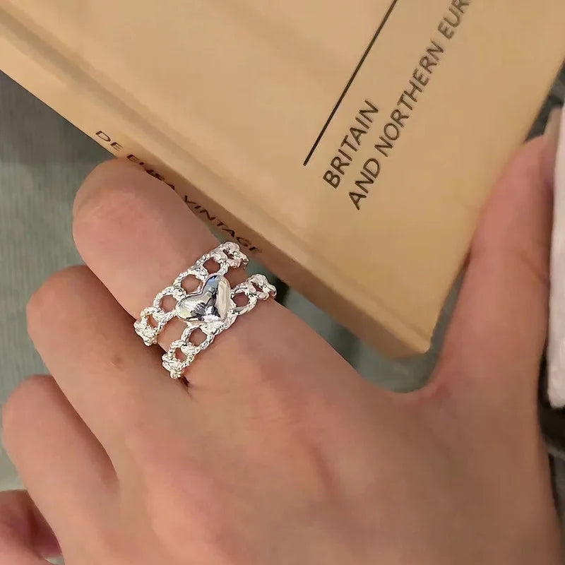 925 Sterling Silver Open Finger Rings