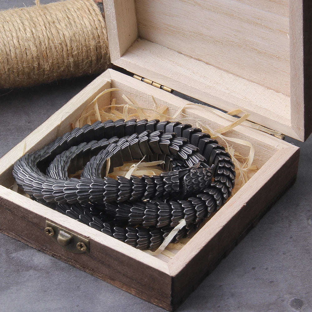 Stainless Steel Ouroboros Necklace