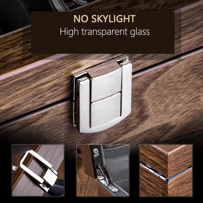 Walnut Watch Storage Box