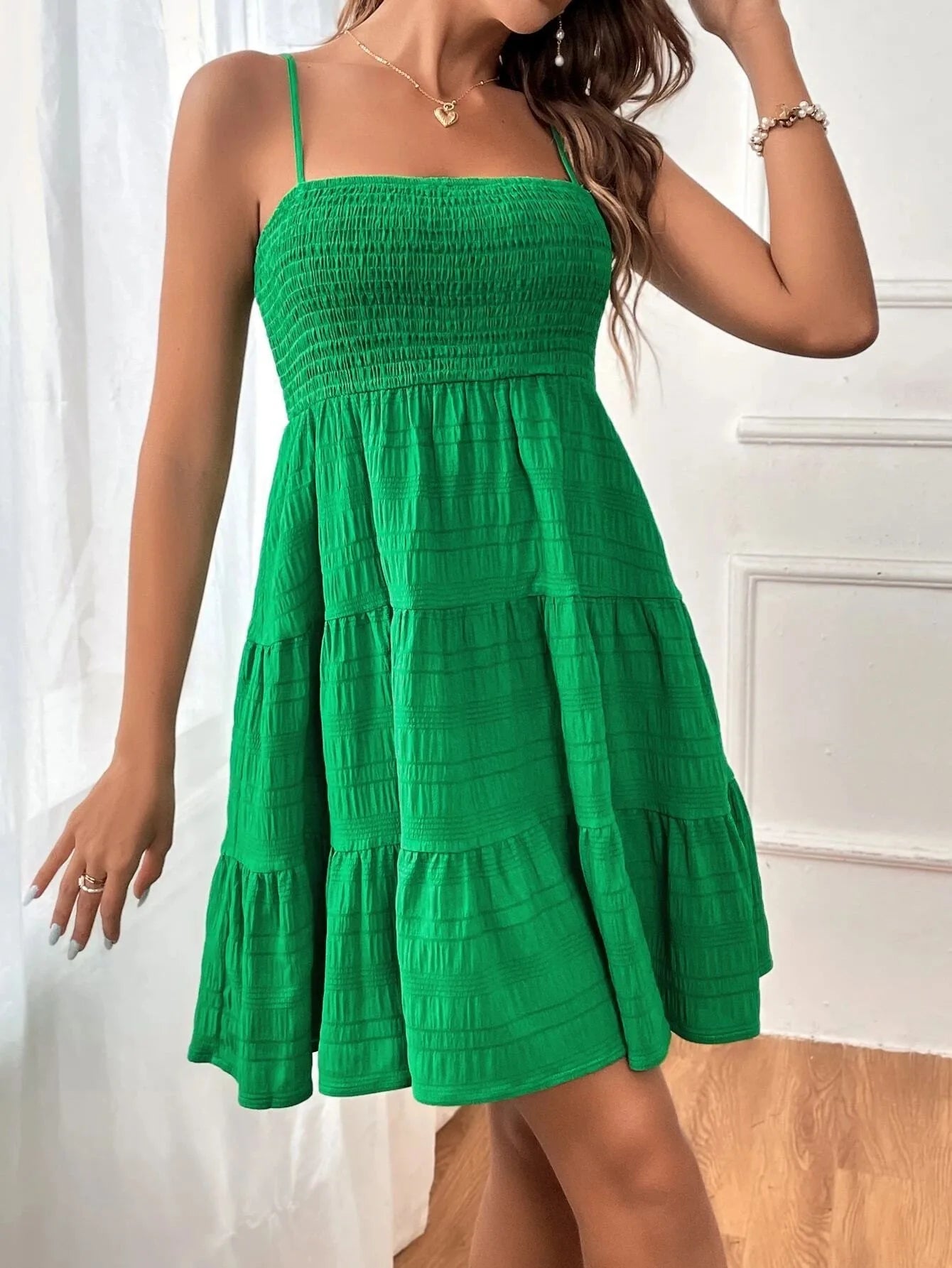 Sarah Summer Casual Solid Tube Dress