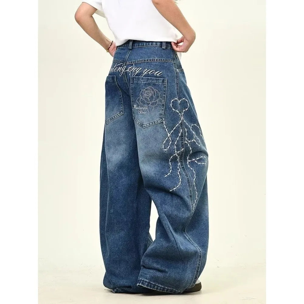 Men's Baggy American Style Jeans - Many Colours