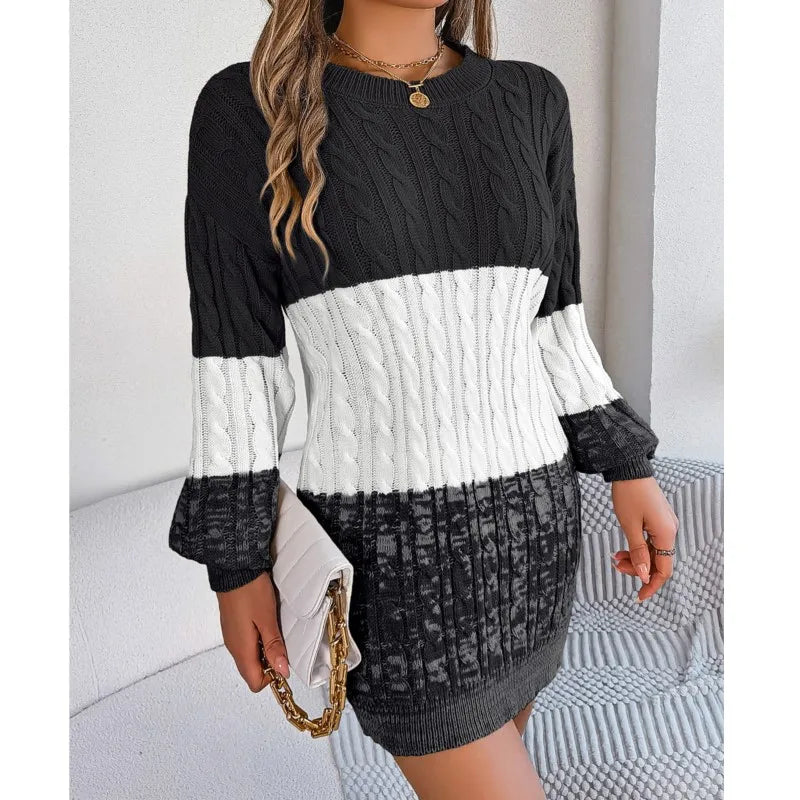 Women's Knitted Sweater Dress