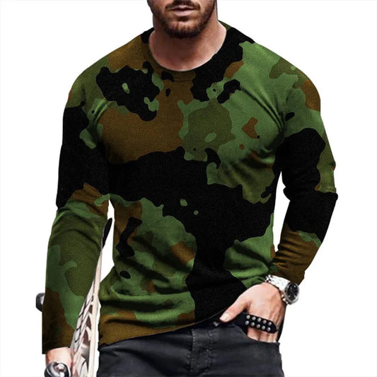 XS-3XL Tommy Camo Pattern Long Tee
