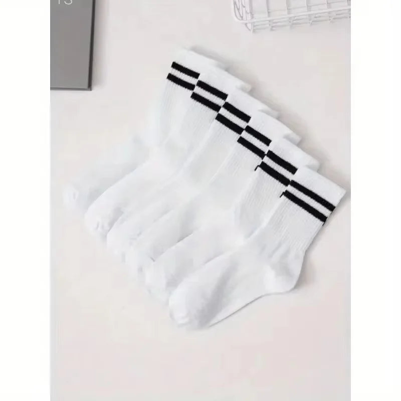 5 Pack Crew Socks