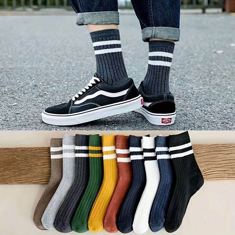 5 Pack Crew Socks