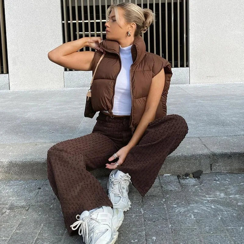 Women's Short Sleeveless Vest