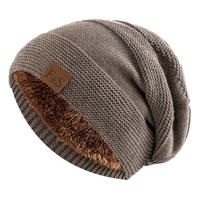 Russel Slouchy Fur Lined Beanie