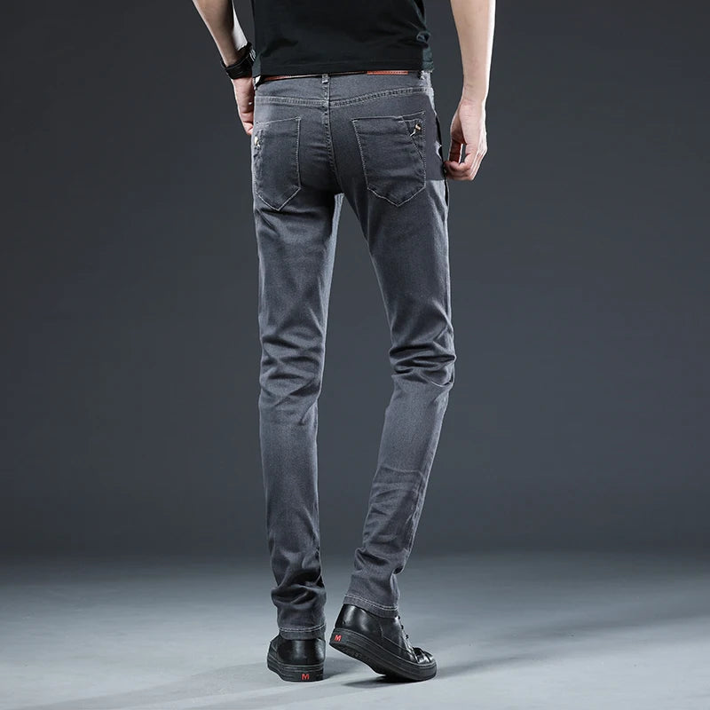 Slim Button Skinny Jeans