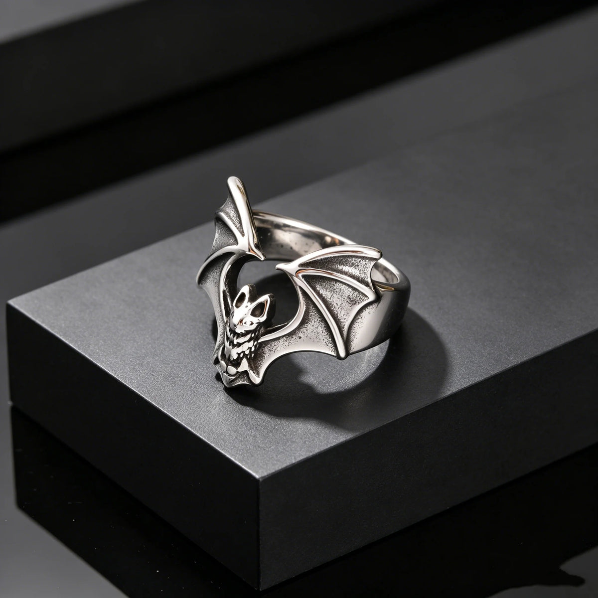 Gothic Bat Ring