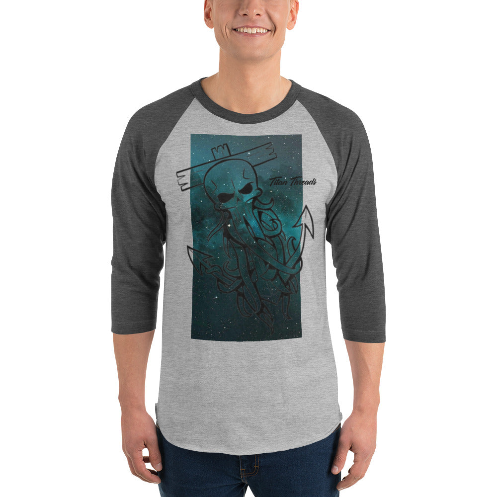 XS- 4XL TITAN 3/4 sleeve raglan shirt