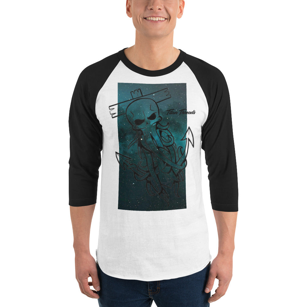 XS- 4XL TITAN 3/4 sleeve raglan shirt