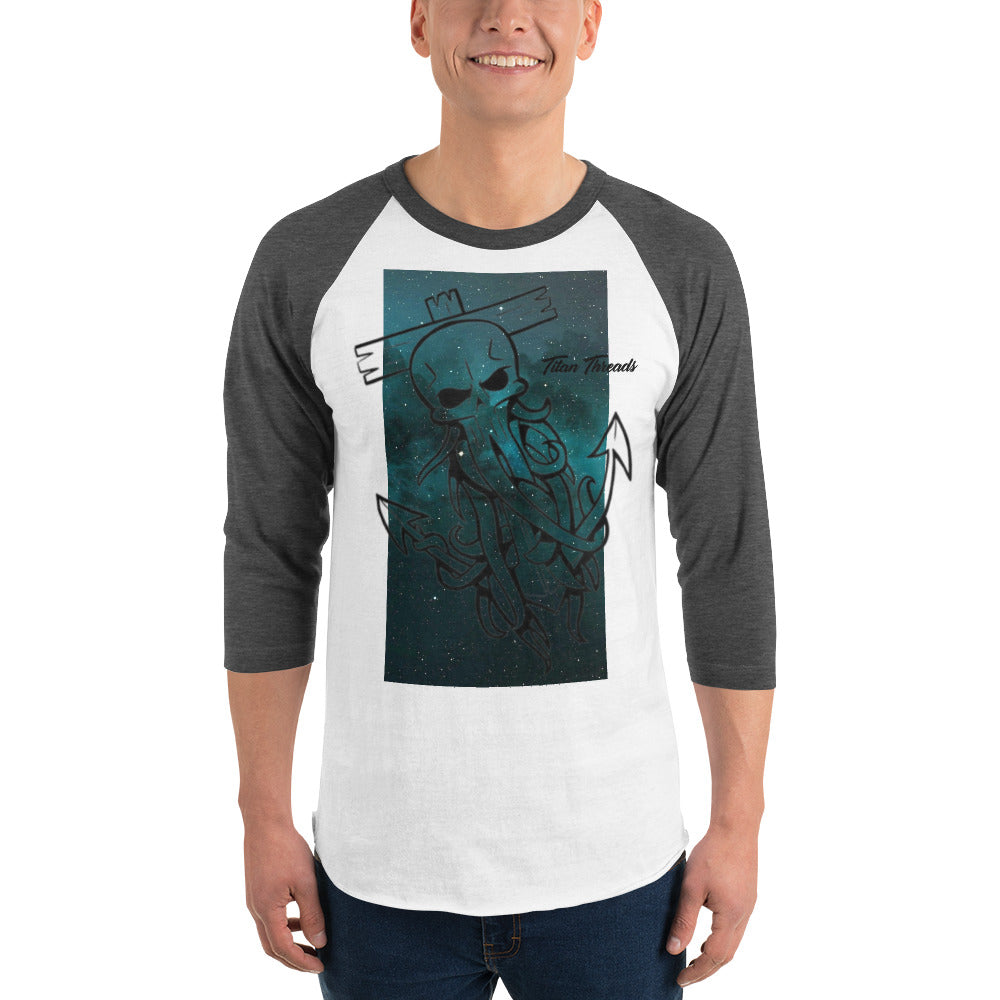 XS- 4XL TITAN 3/4 sleeve raglan shirt