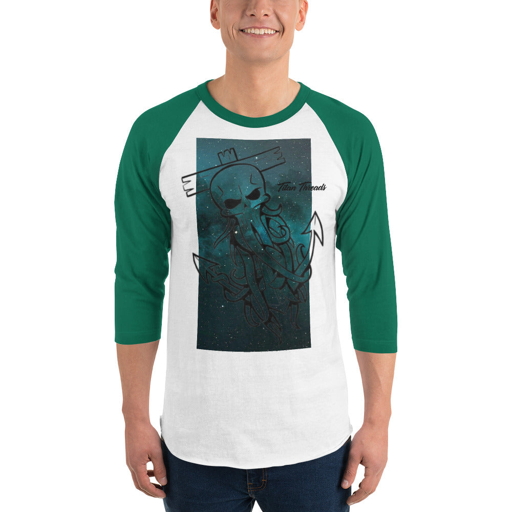 XS- 4XL TITAN 3/4 sleeve raglan shirt