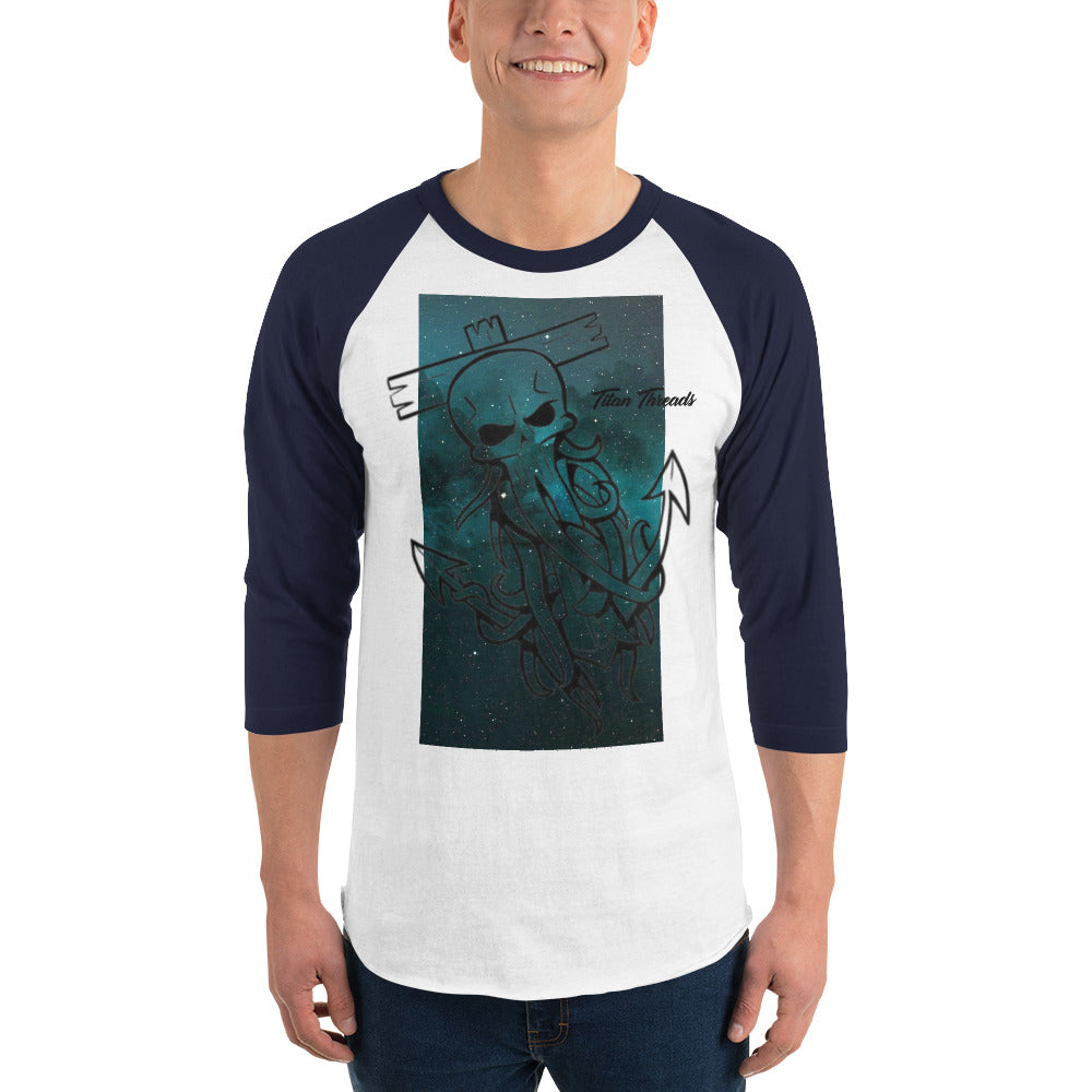 XS- 4XL TITAN 3/4 sleeve raglan shirt