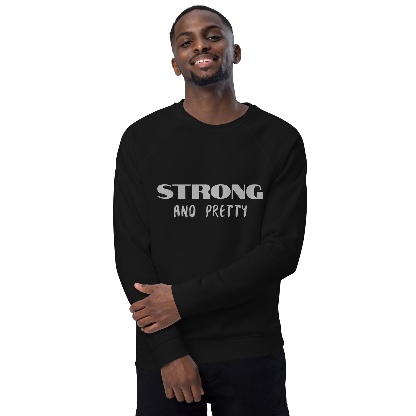 XS-4XL TITAN STRONG organic raglan sweatshirt