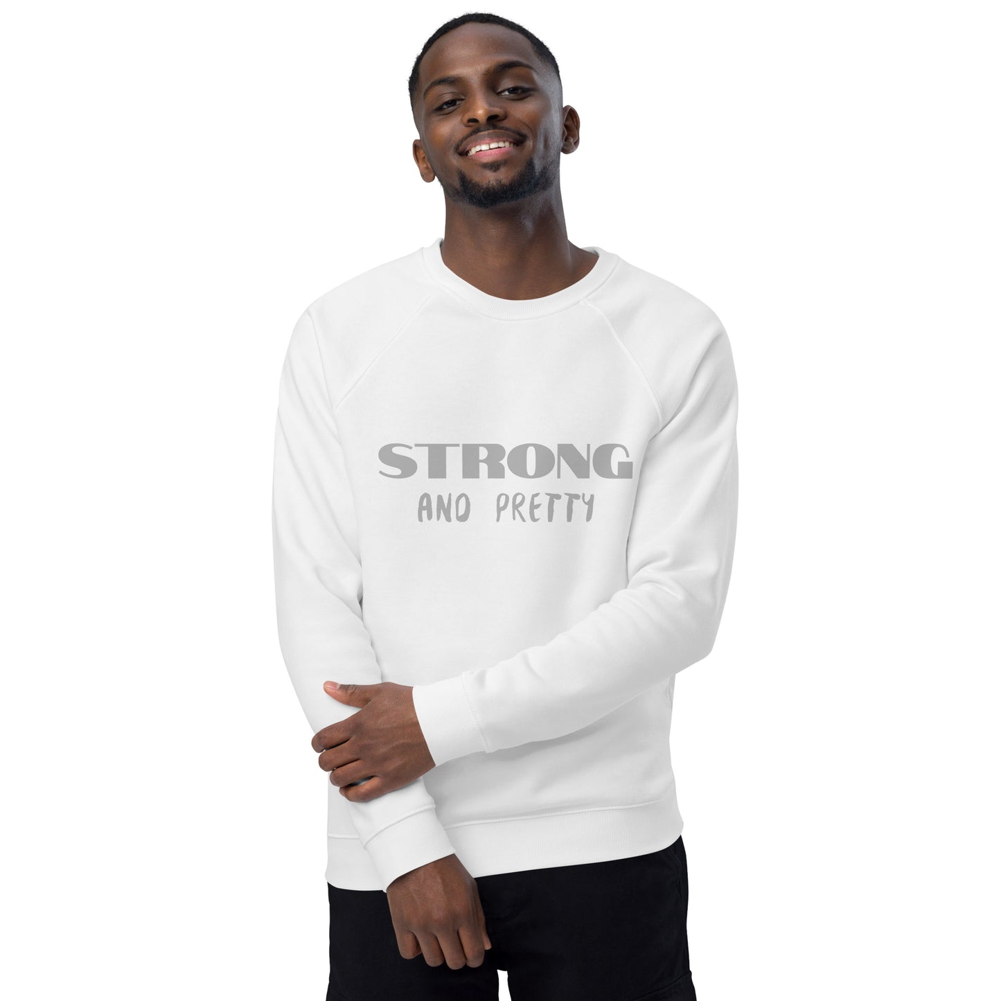 XS-4XL TITAN STRONG organic raglan sweatshirt