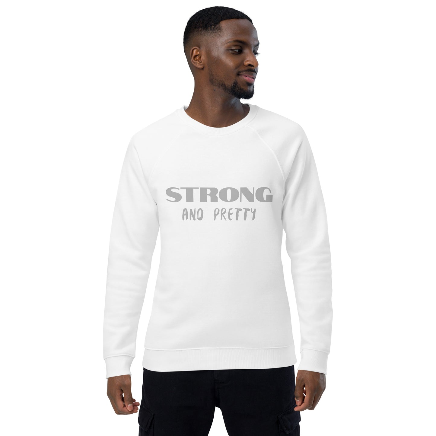 XS-4XL TITAN STRONG organic raglan sweatshirt