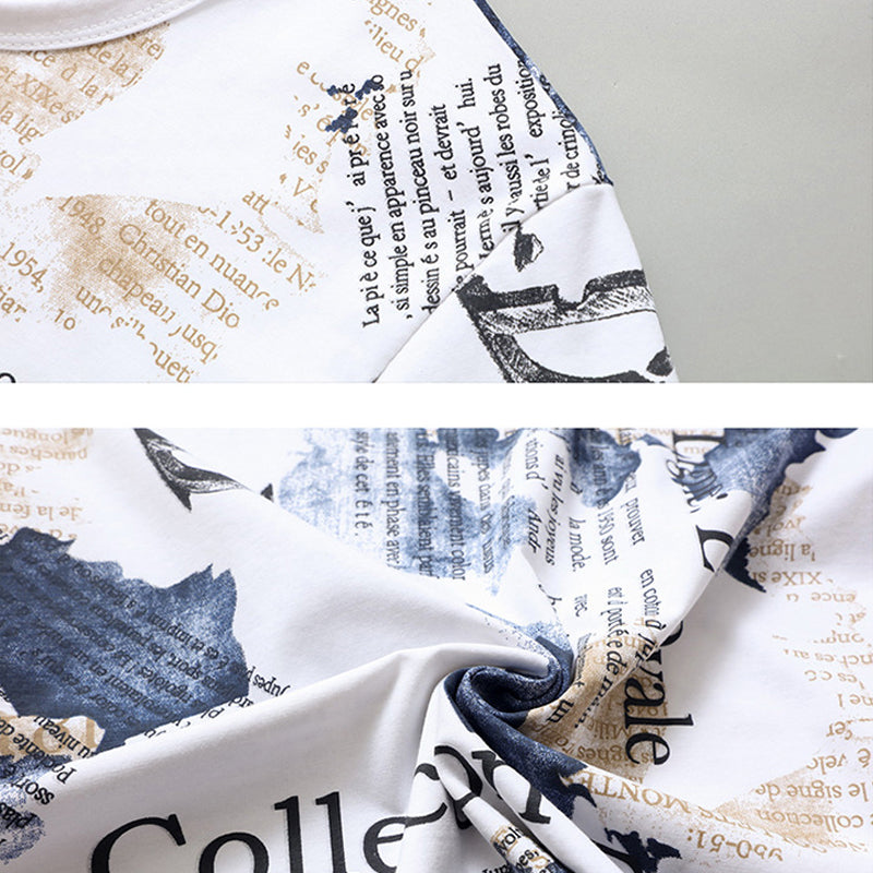 L-9XL Paper Streetwear Tee - 2 Colours