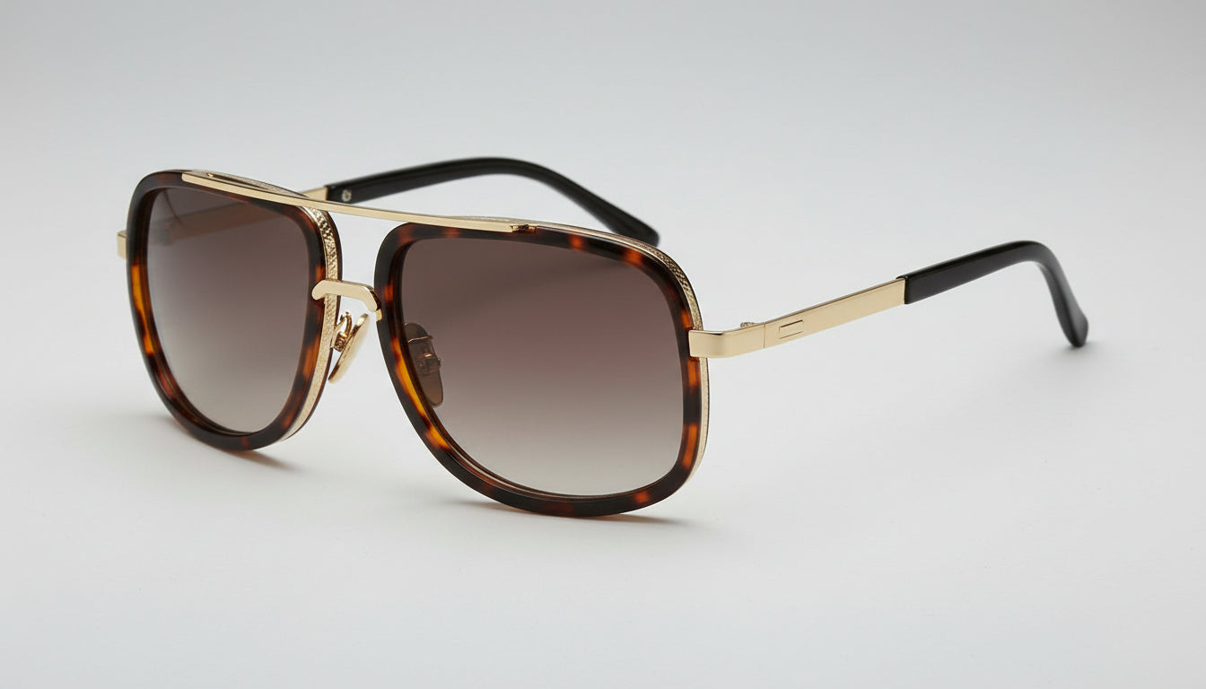 Big Frame Metal Sunglasses - 12 colours