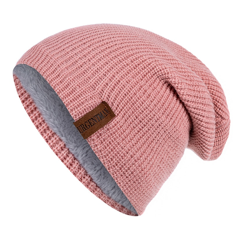 Warm Knitted Beanie - many colours
