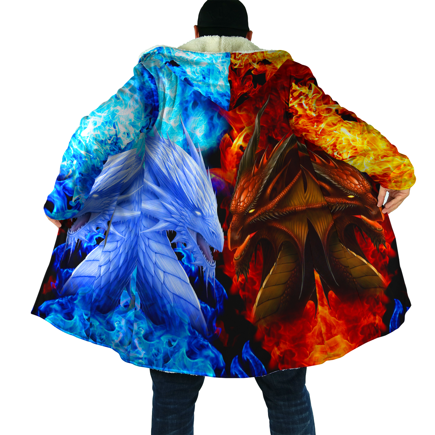 S-5XL Dragon Hooded Cloaks