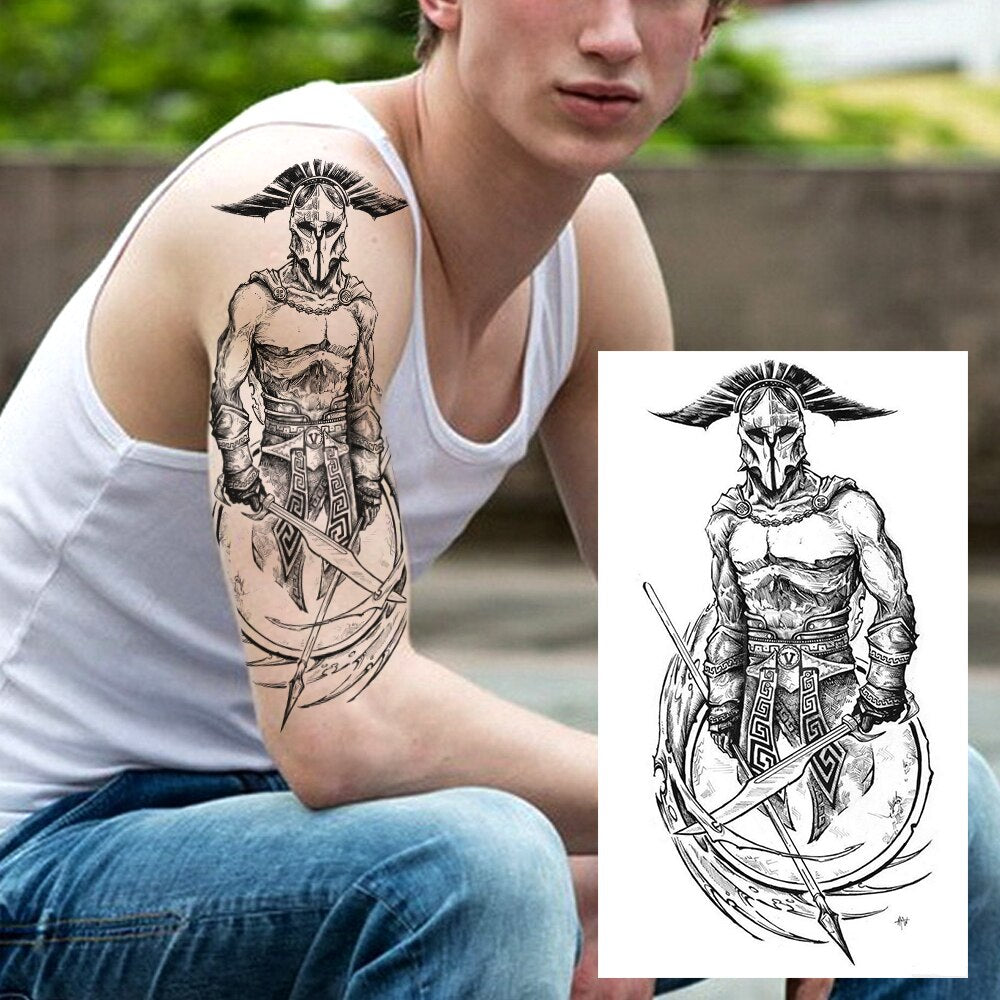 Large Test Tattoo Shoulder/Chest/Thigh - Many Styles