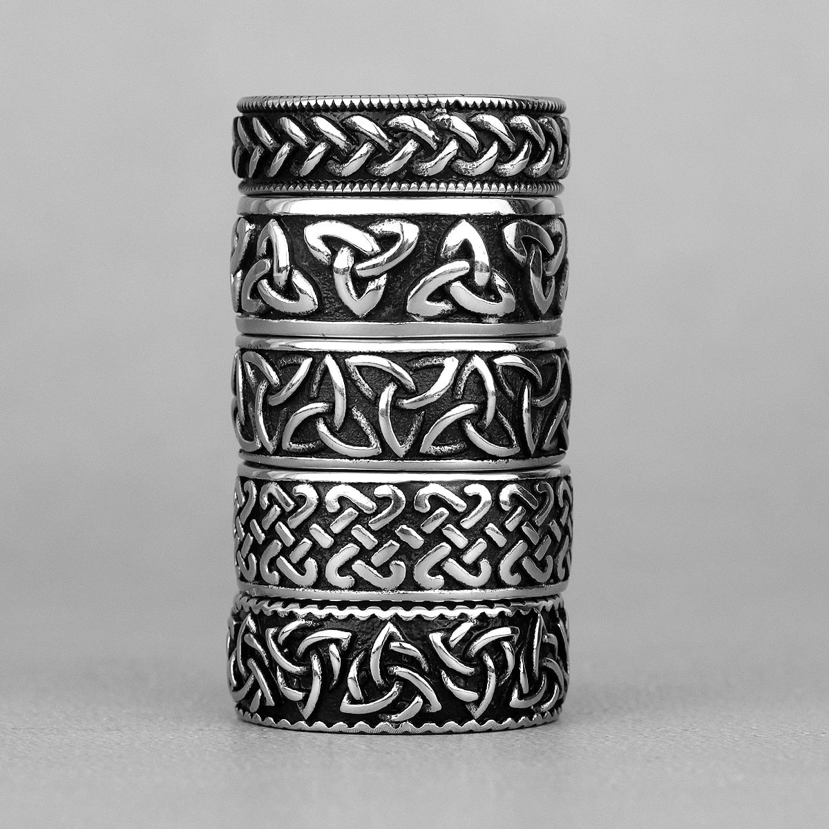 Celtic Knot Stainless Steel Rings - 5 styles