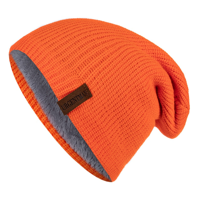 Warm Knitted Beanie - many colours