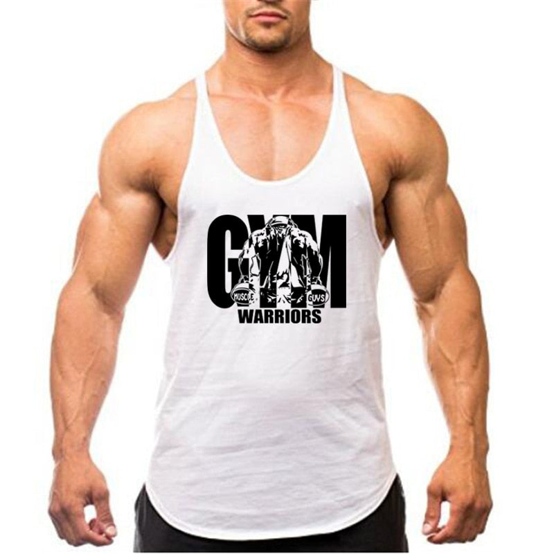 S-XL Gym Stringer Tank Top - 6 COLOURS