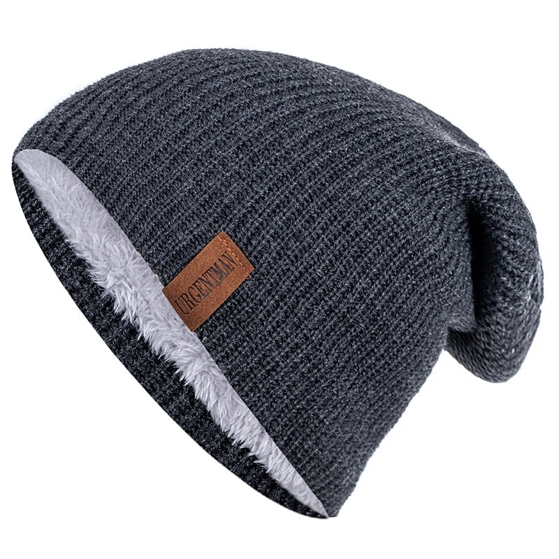 Warm Knitted Beanie - many colours