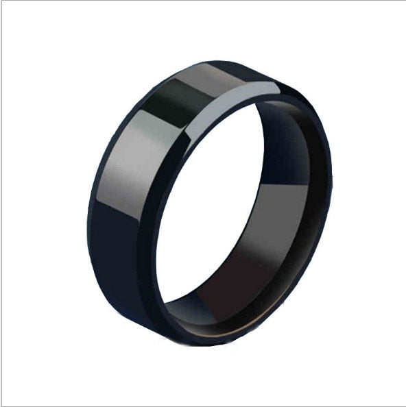 Classic Bevelled Smooth Rings - 4 COLOURS