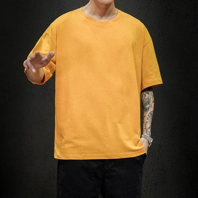 XS-4XL Oversized Hip Hop Short Sleeve Tees - 12 colours