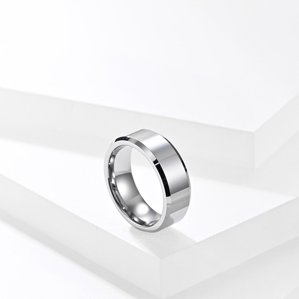 Classic Bevelled Smooth Rings - 4 COLOURS