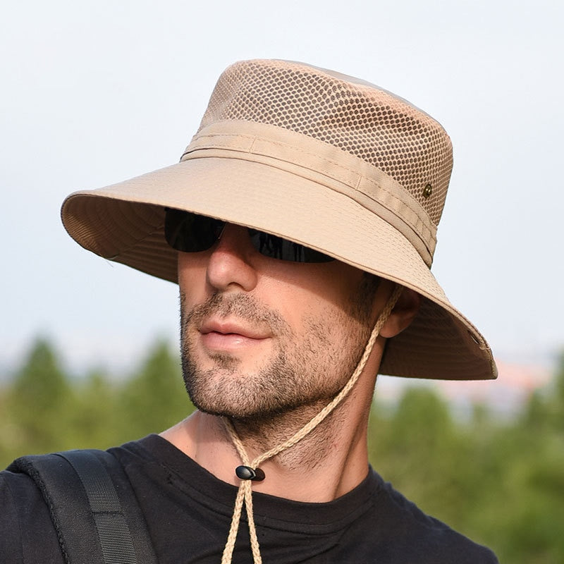 Panama Wide Brim Bucket Hat  - MANY COLOURS