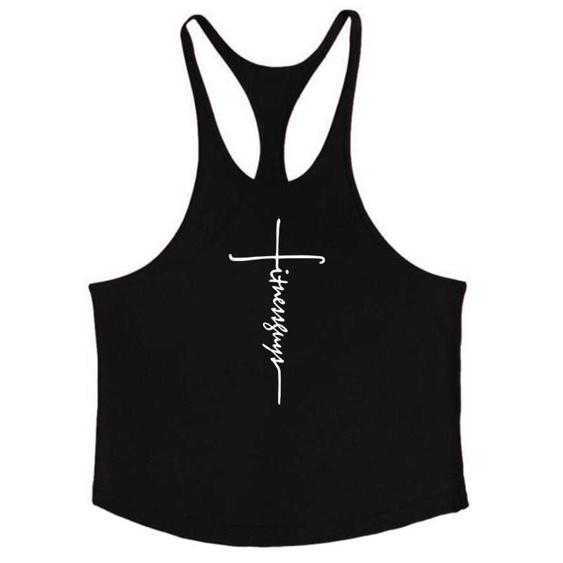 S-XL Cotton Fitness Gym Hooded Tank/Stringer - 6 COLOURS