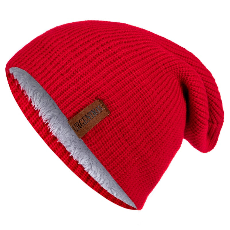Warm Knitted Beanie - many colours