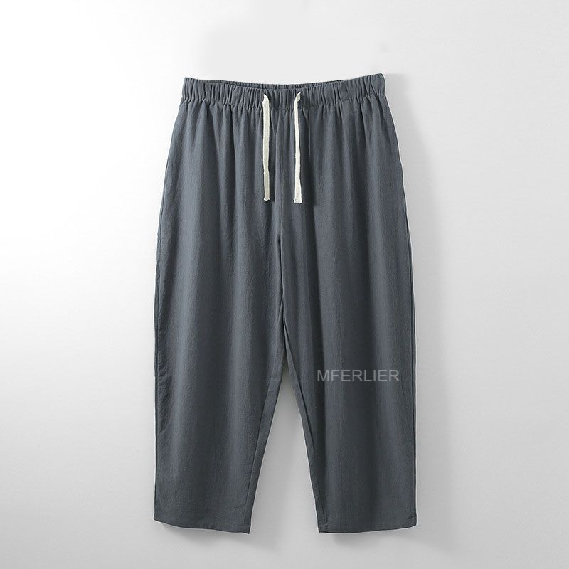 S-13XL Summer Cotton 3/4 Shorts