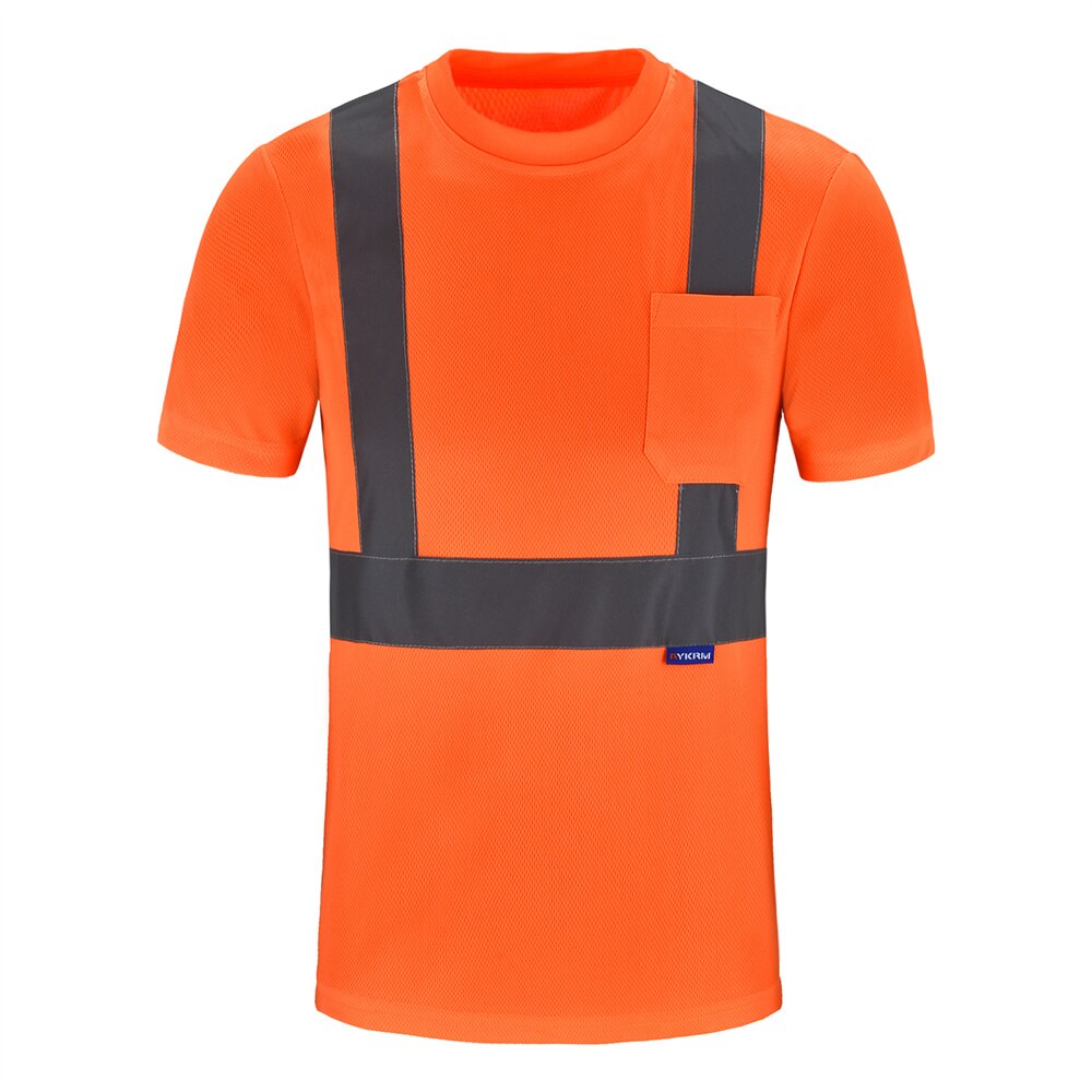 XS-6XL Reflective High Vis Short Sleeve Workwear - 2 COLOURS