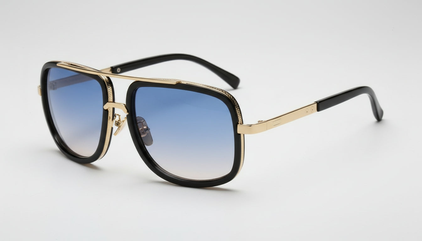 Big Frame Metal Sunglasses - 12 colours