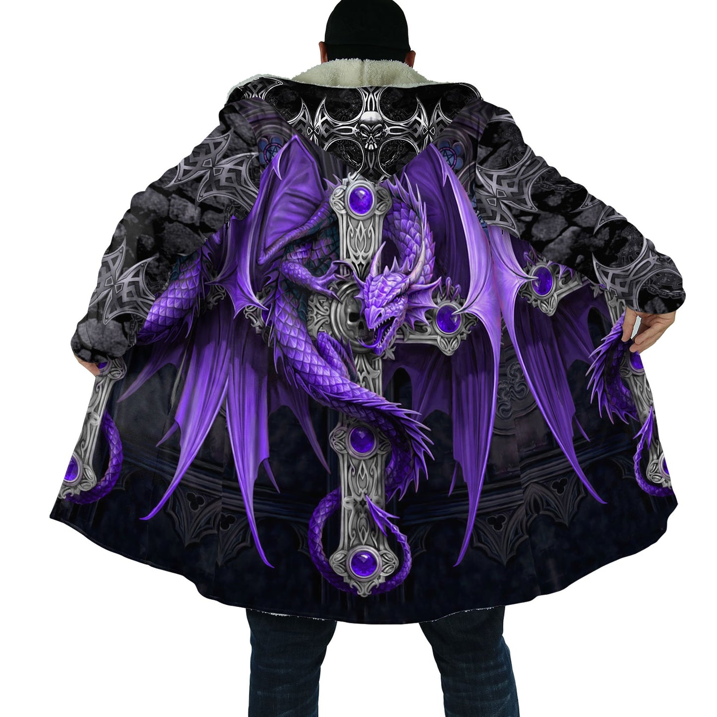 S-5XL Dragon Hooded Cloaks