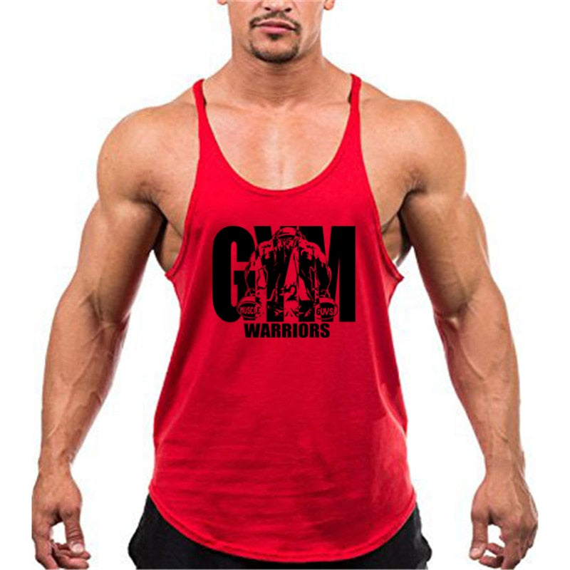 S-XL Gym Stringer Tank Top - 6 COLOURS