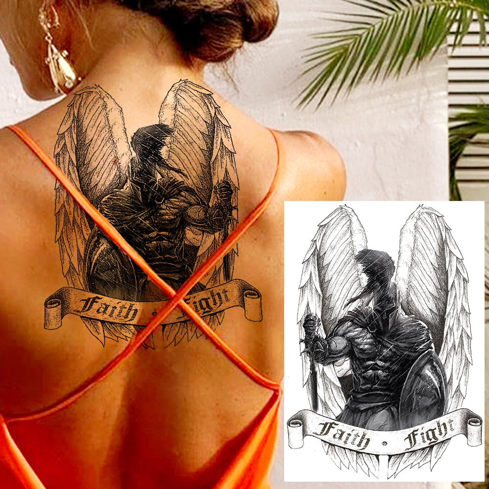 Large Test Tattoo Shoulder/Chest/Thigh - Many Styles