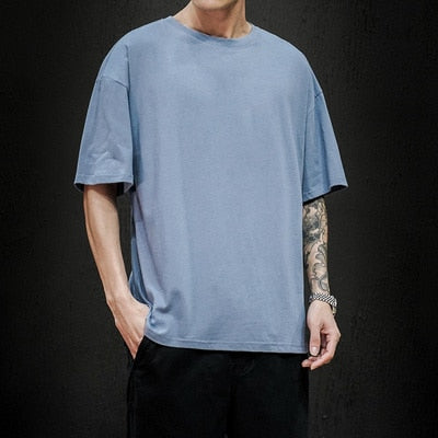 XS-4XL Oversized Hip Hop Short Sleeve Tees - 12 colours