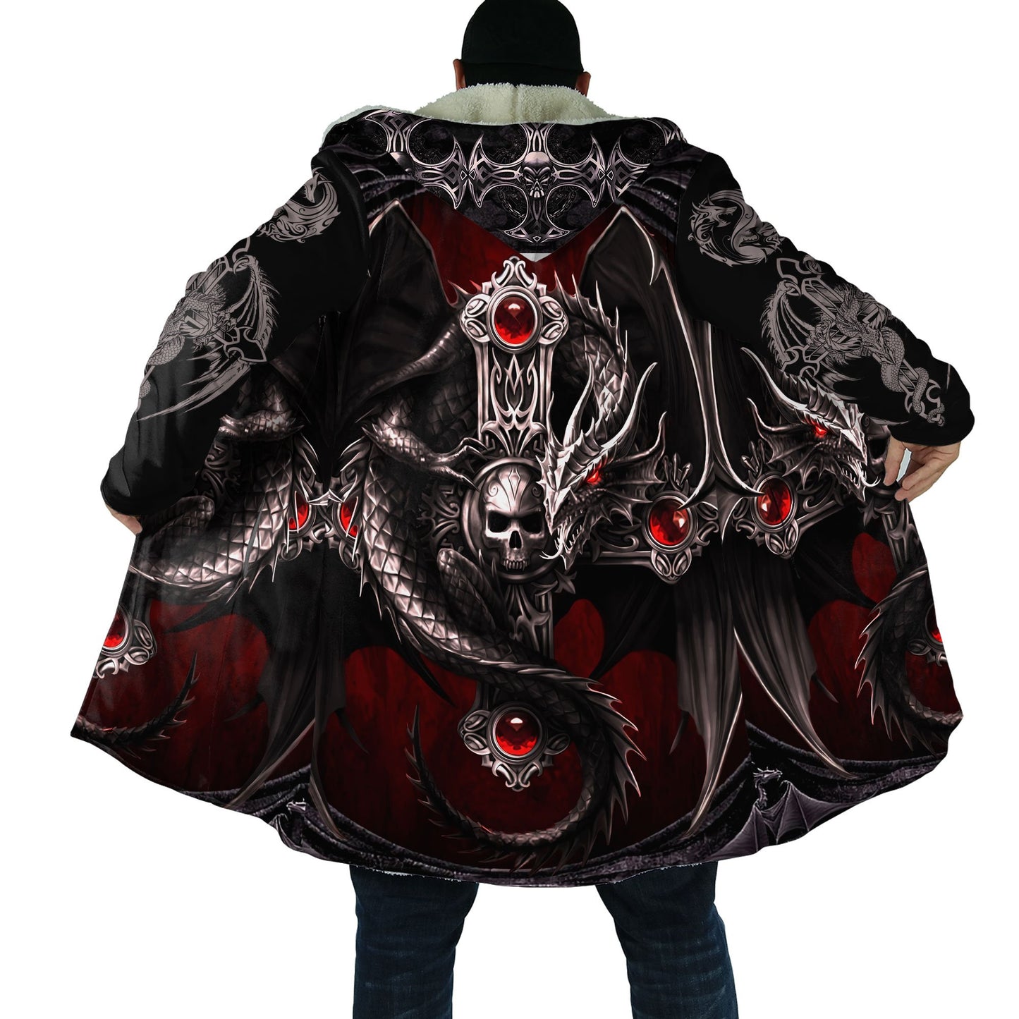 S-5XL Dragon Hooded Cloaks