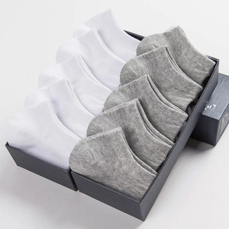 5 Pairs Low Cut Men Socks -6 Colours