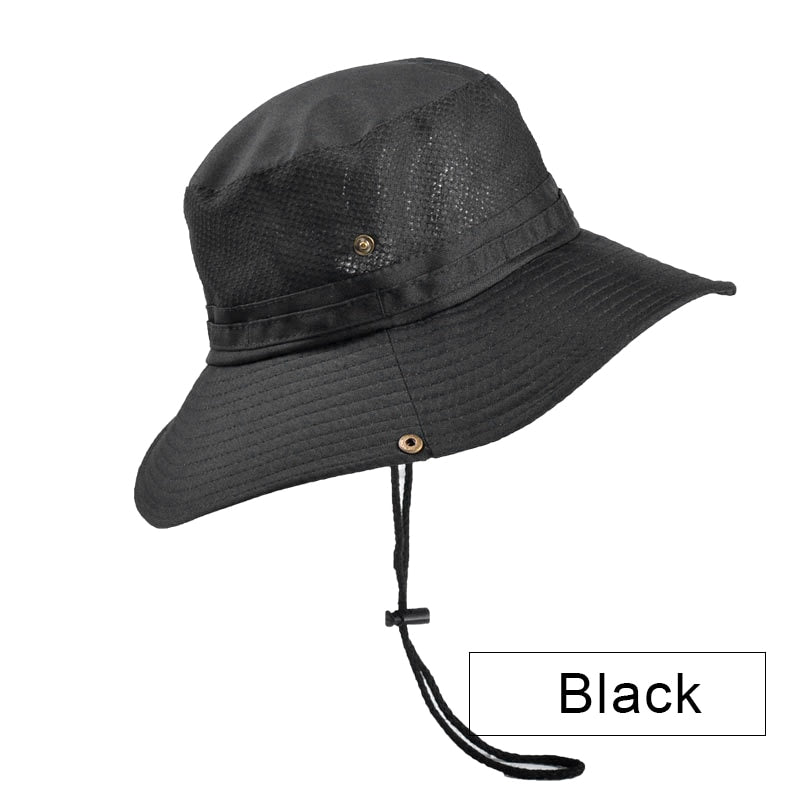 Panama Wide Brim Bucket Hat  - MANY COLOURS