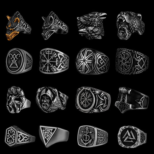 Nordic Stainless Steel Ring - MANY OPTIONS