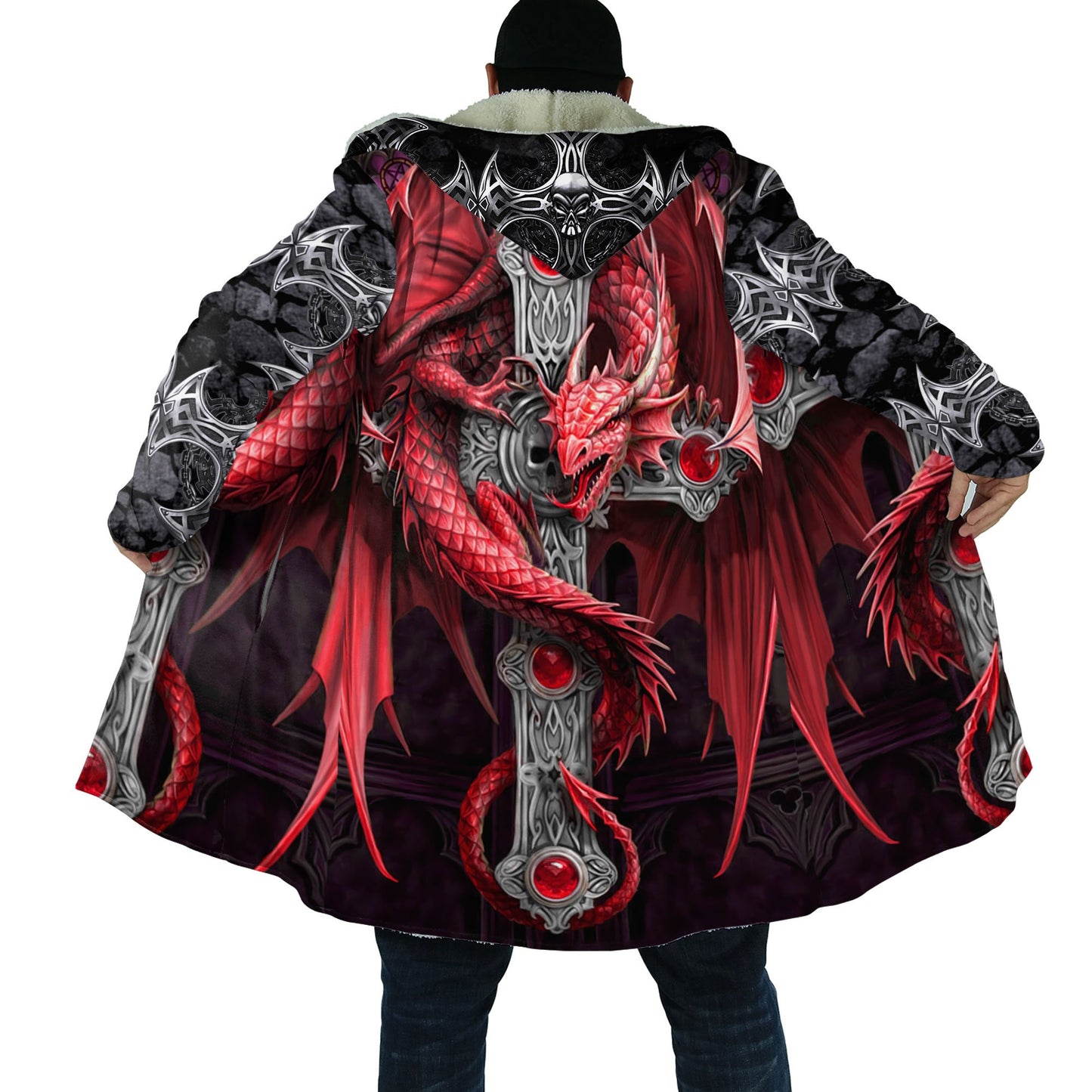 S-5XL Dragon Hooded Cloaks